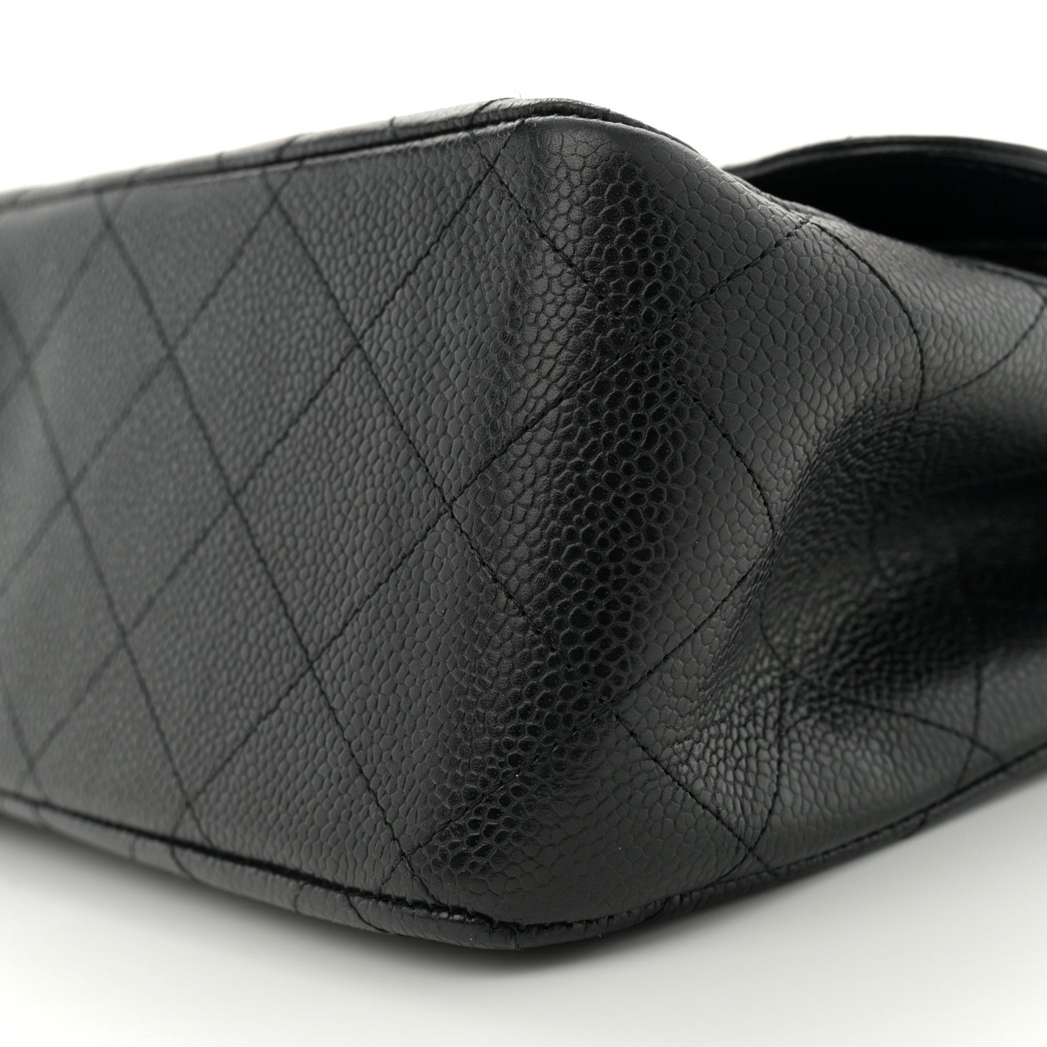 Chanel Caviar Quilted Jumbo Double Flap Black 10 of 11