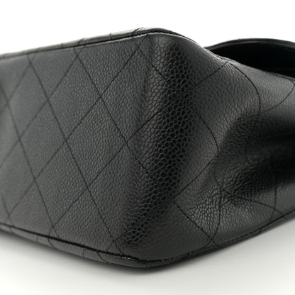 Chanel Caviar Quilted Jumbo Double Flap Black 10 of 11