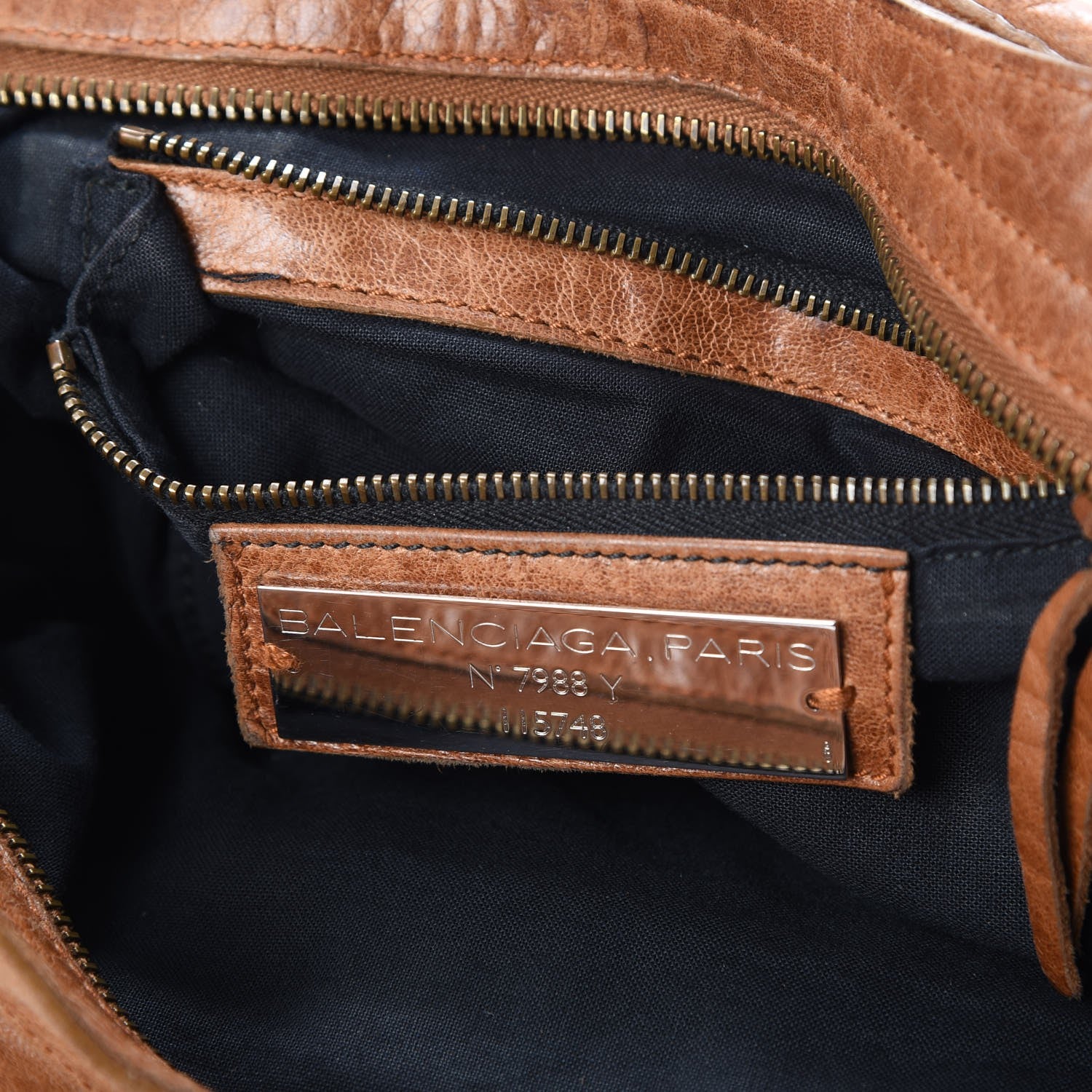 Balenciaga Chevre Classic Hardware City Cognac 7 of 20