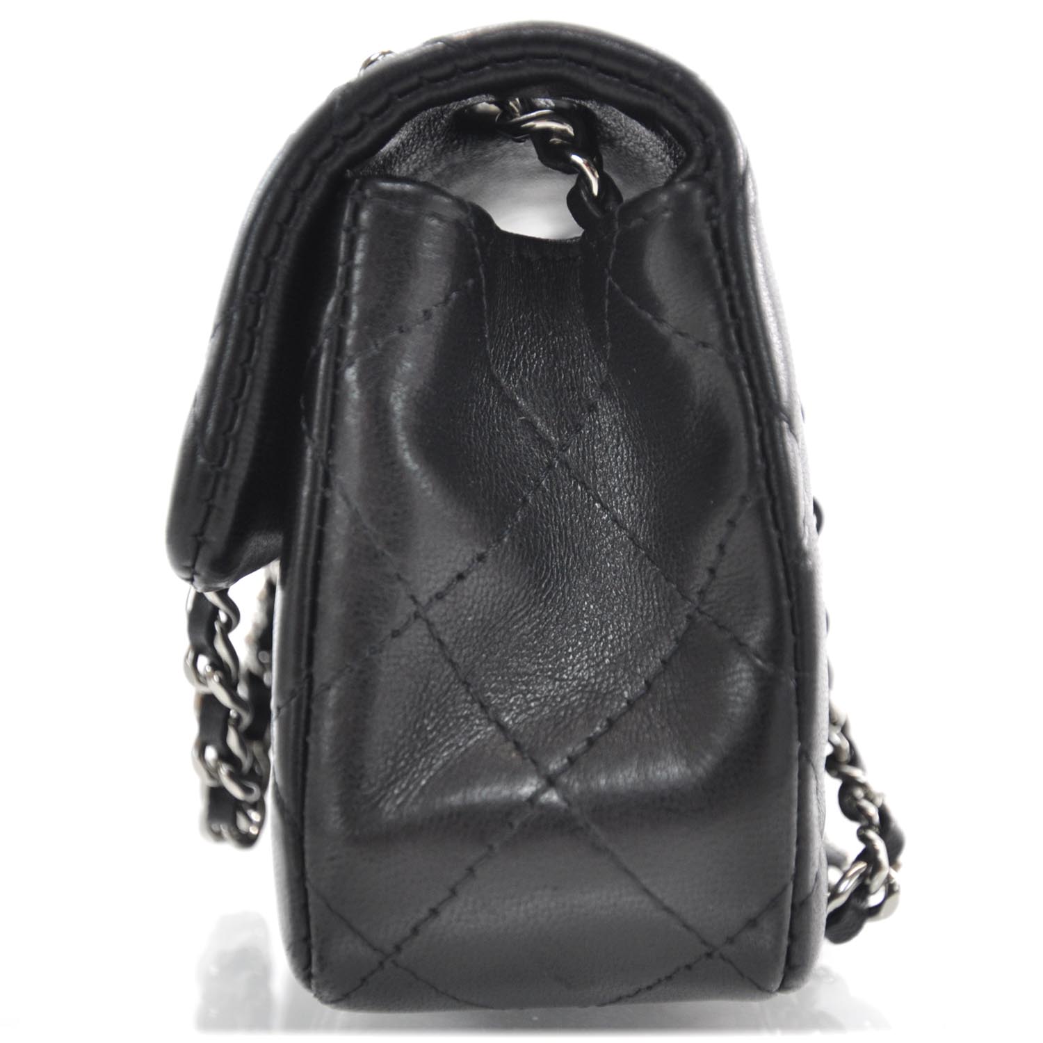 Chanel Lambskin Quilted Extra Mini Flap Black 4 of 11