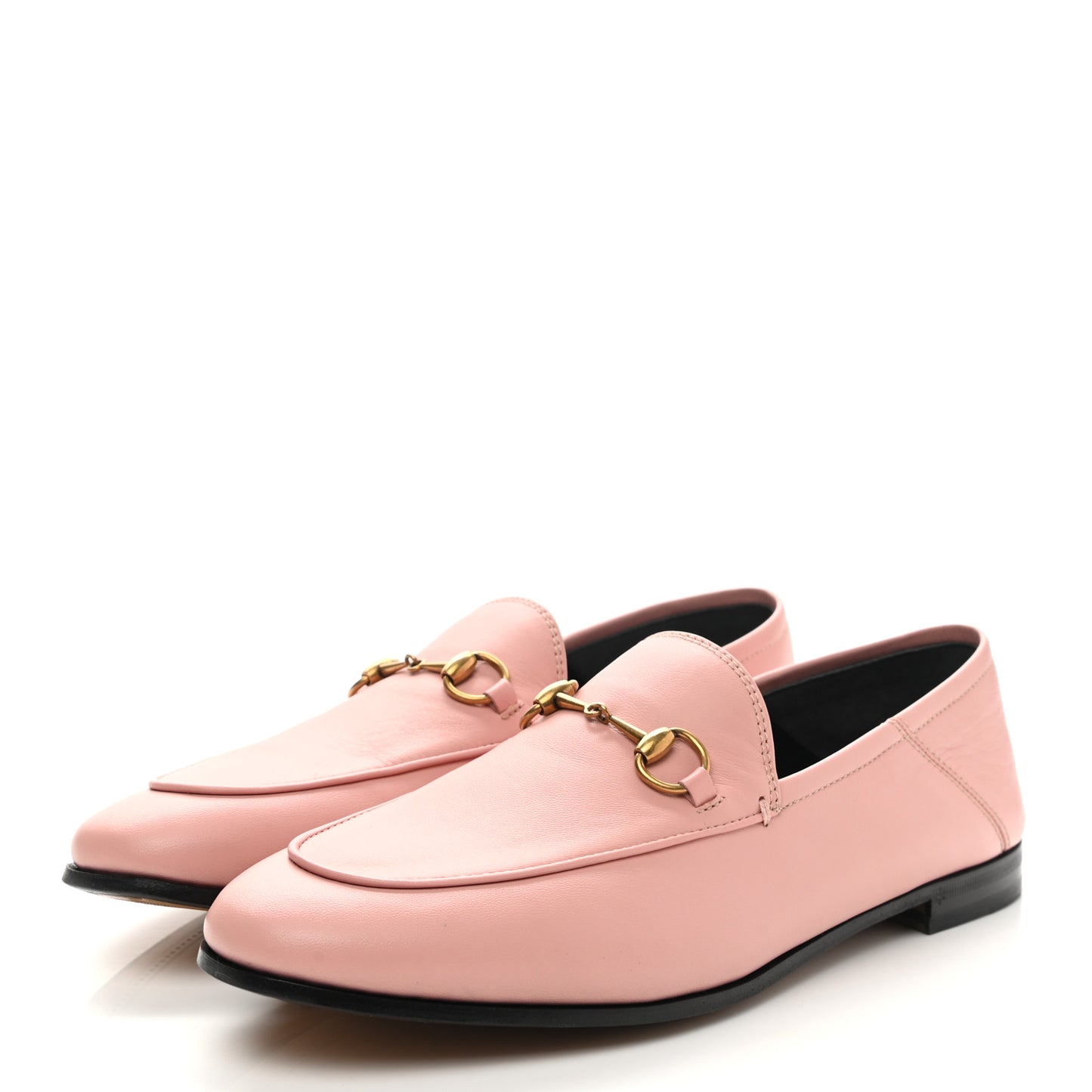 Lambskin Womens Brixton Horsebit Loafers 39.5 Perfect Pink