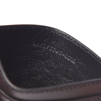 Saint Laurent Calfskin Paris SL Love Patch Credit Card Case Black 7 of 8