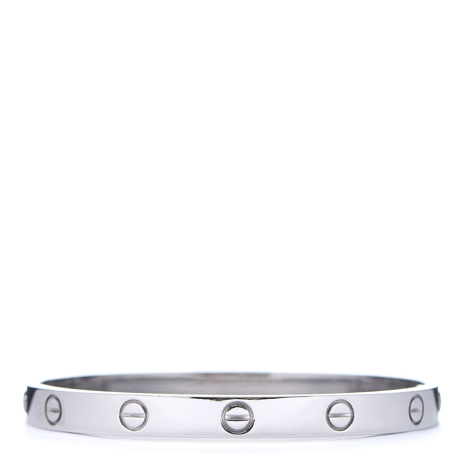Cartier 18K White Gold LOVE Bracelet 17 1 of 6