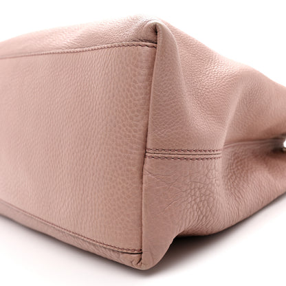 Gucci Pebbled Calfskin Medium Soho Chain Shoulder Bag Antique Rose 10 of 12