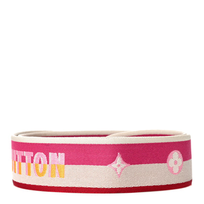 Louis Vuitton Jacquard Speedy Bandouliere 20 Shoulder Strap Fuchsia 3 of 6
