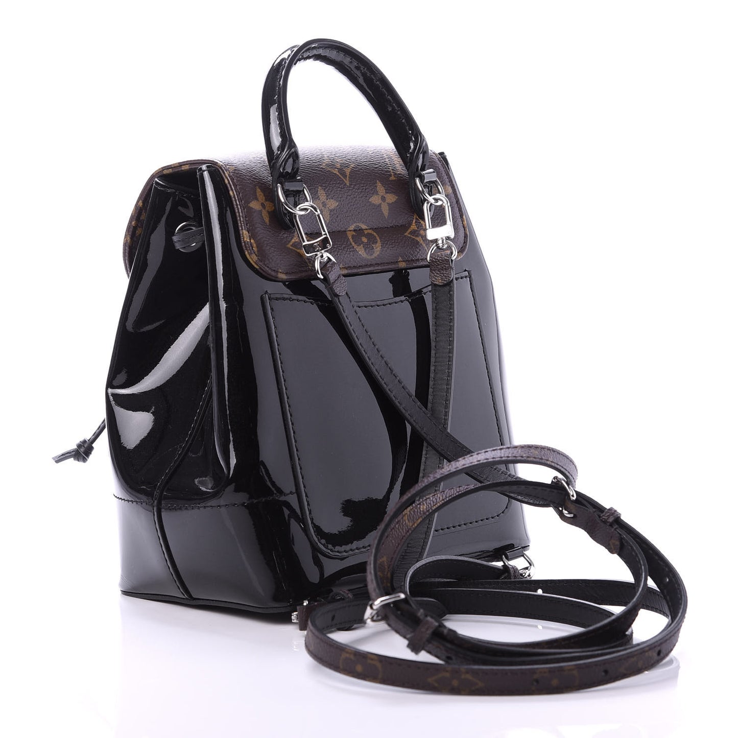 Patent Monogram Hot Springs Backpack Black