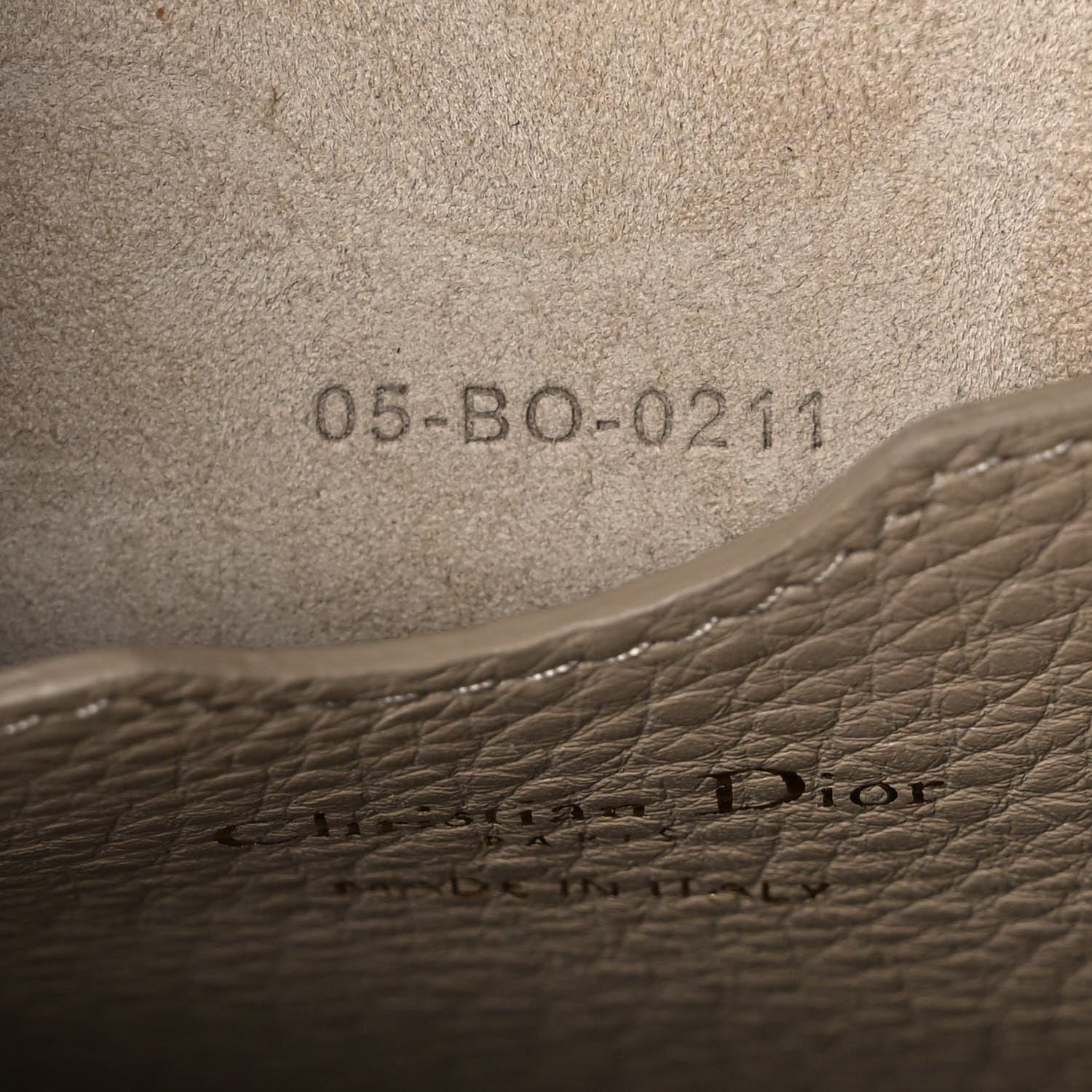 Christian Dior Grained Calfskin Large Bobby Flap Beige 6 of 12