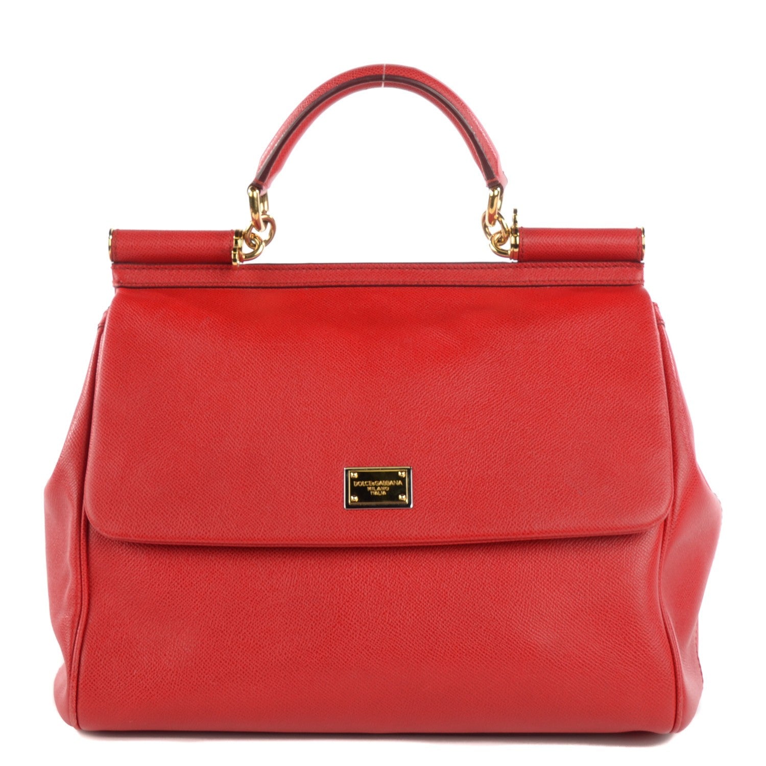 Dolce & Gabbana Dauphine Large Miss Sicily Satchel Red 1 of 7