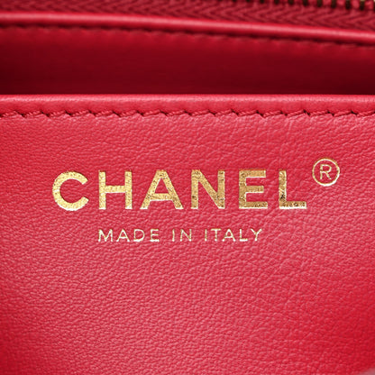 Chanel Lambskin Quilted Mini Sweet Camellia Flap Black 6 of 12