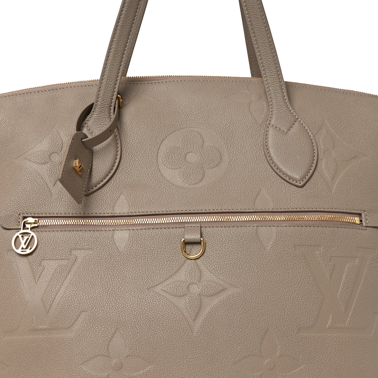 Empreinte Monogram Giant Travel Bag Tourterelle Creme