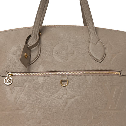 Louis Vuitton Empreinte Monogram Giant Travel Bag Tourterelle Creme 7 of 9