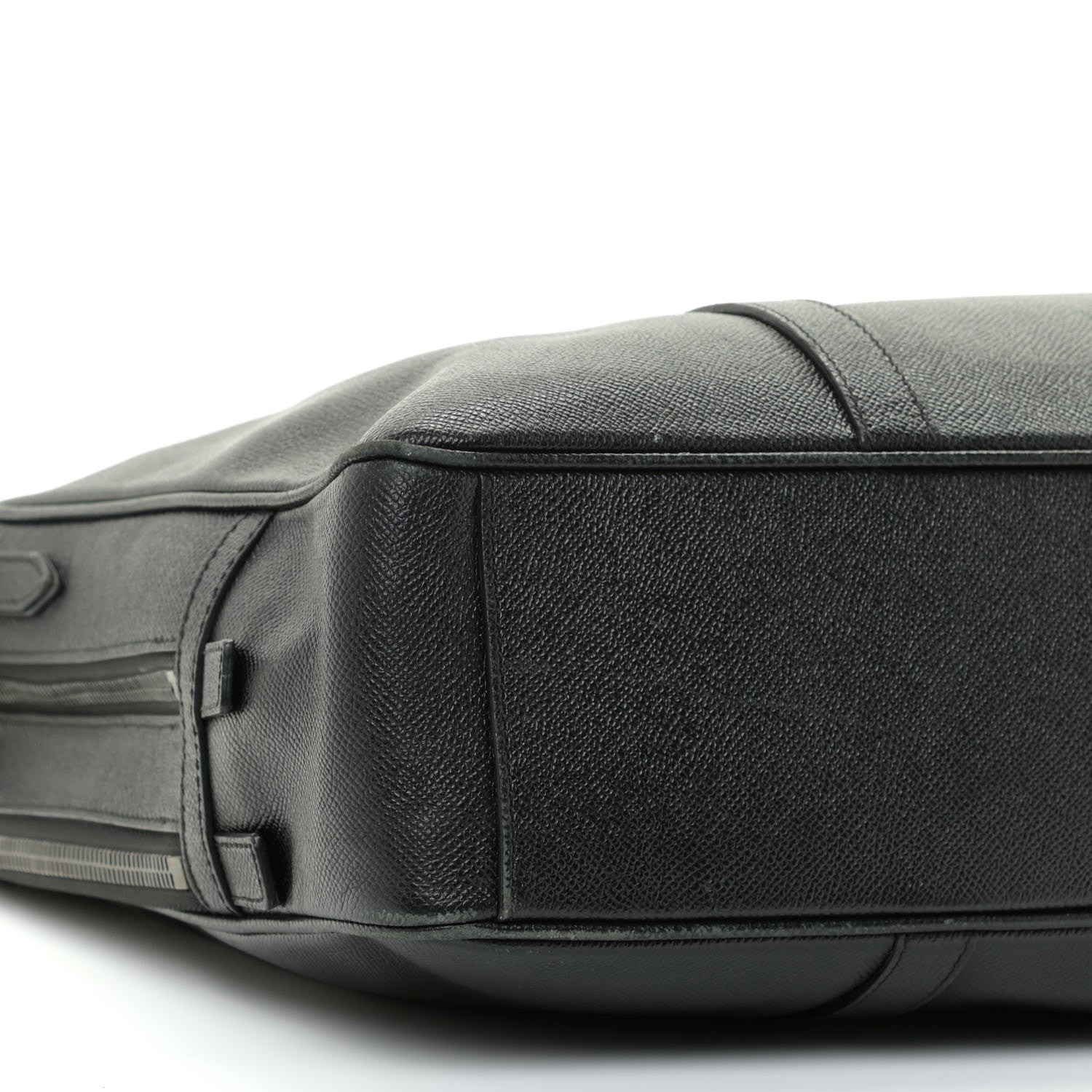 Burberry Textured Calfskin Briefcase Black 4 of 9