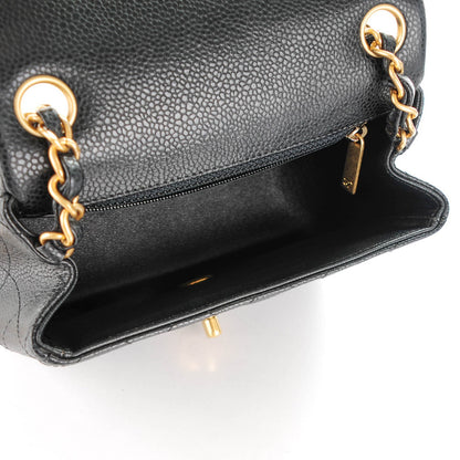 Chanel Caviar Quilted Mini Square Flap Black 6 of 8