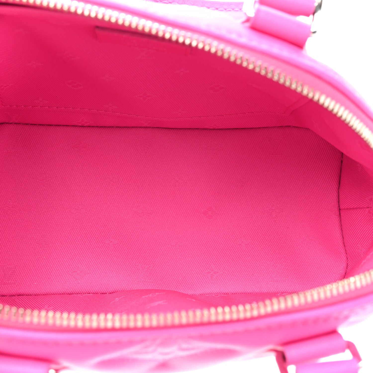 Louis Vuitton Calfskin Bubblegram Alma BB Rose Miami 5 of 9