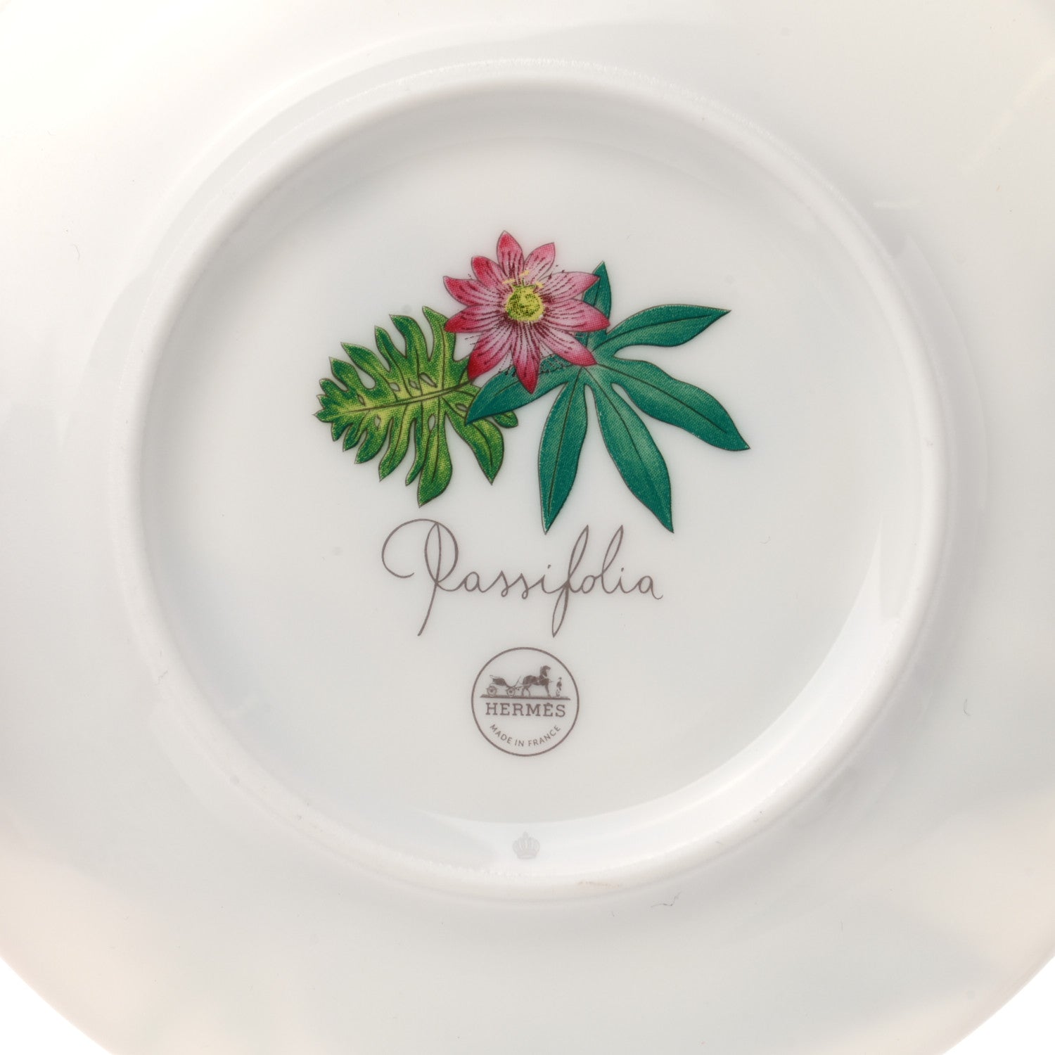 Hermes Porcelain Passifolia Bread and Butter Plate Set of 2 6 of 6