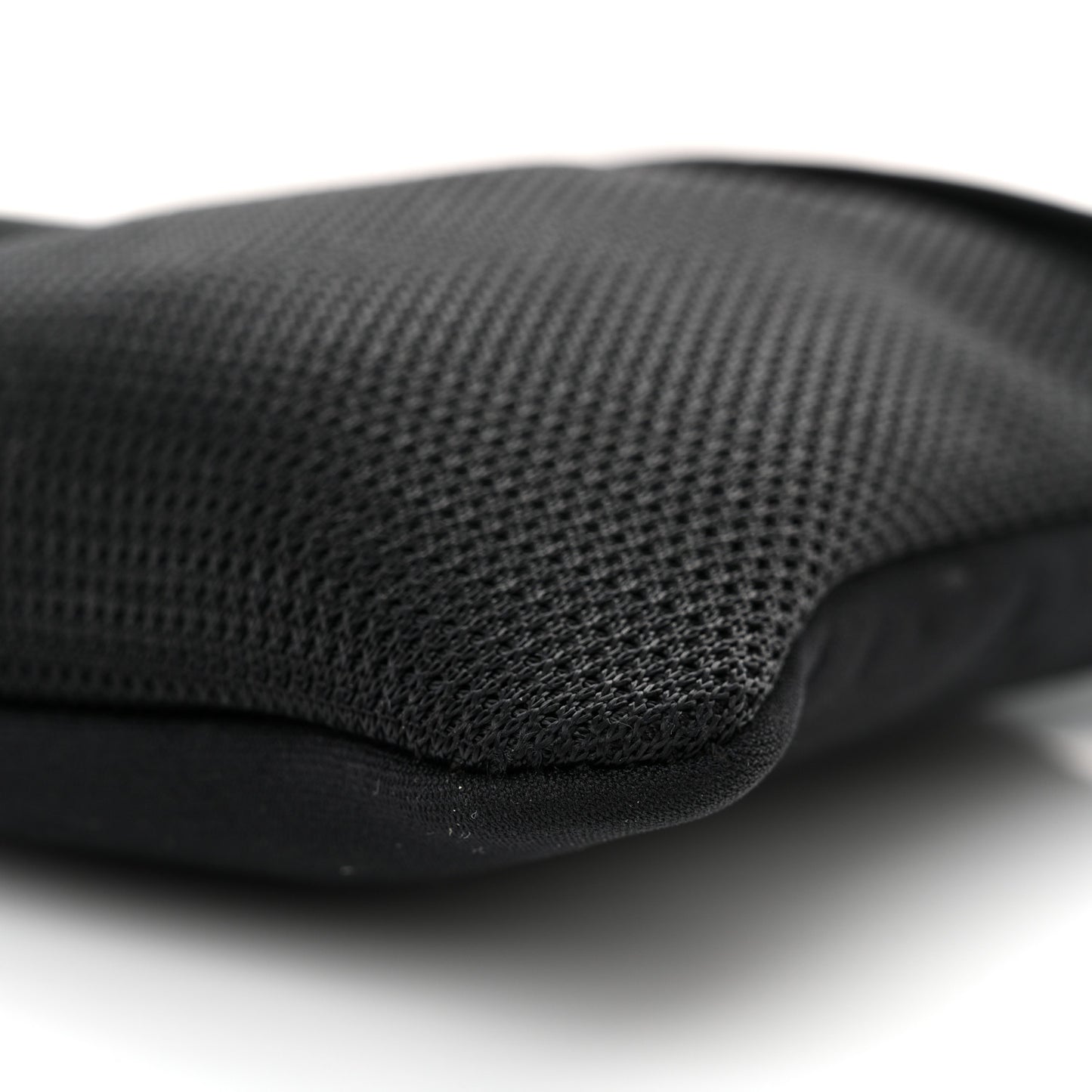 Neoprene Mesh Sport Small Flat Messenger Bag Black