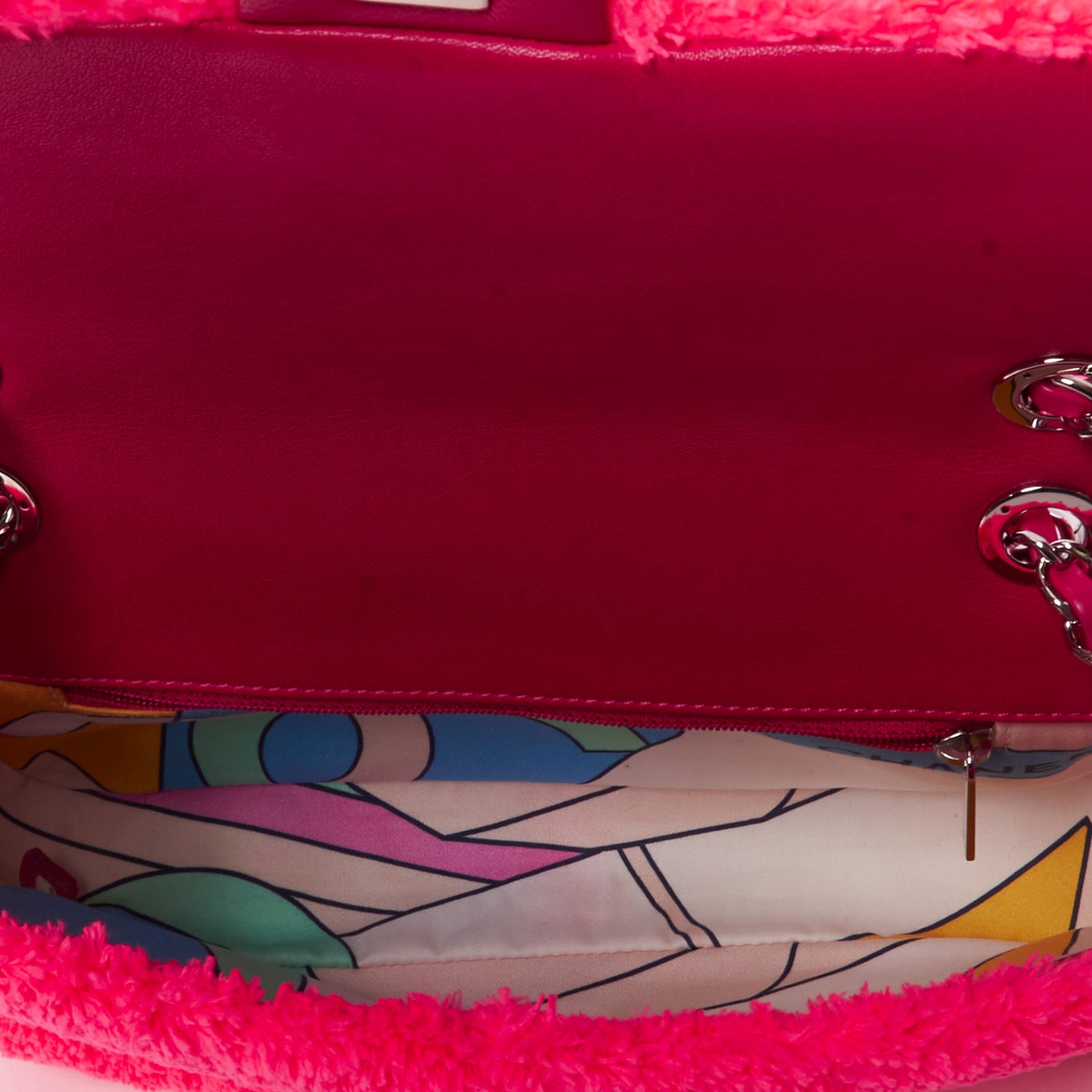 Mixed Fibers Quilted Jumbo Flap Pink