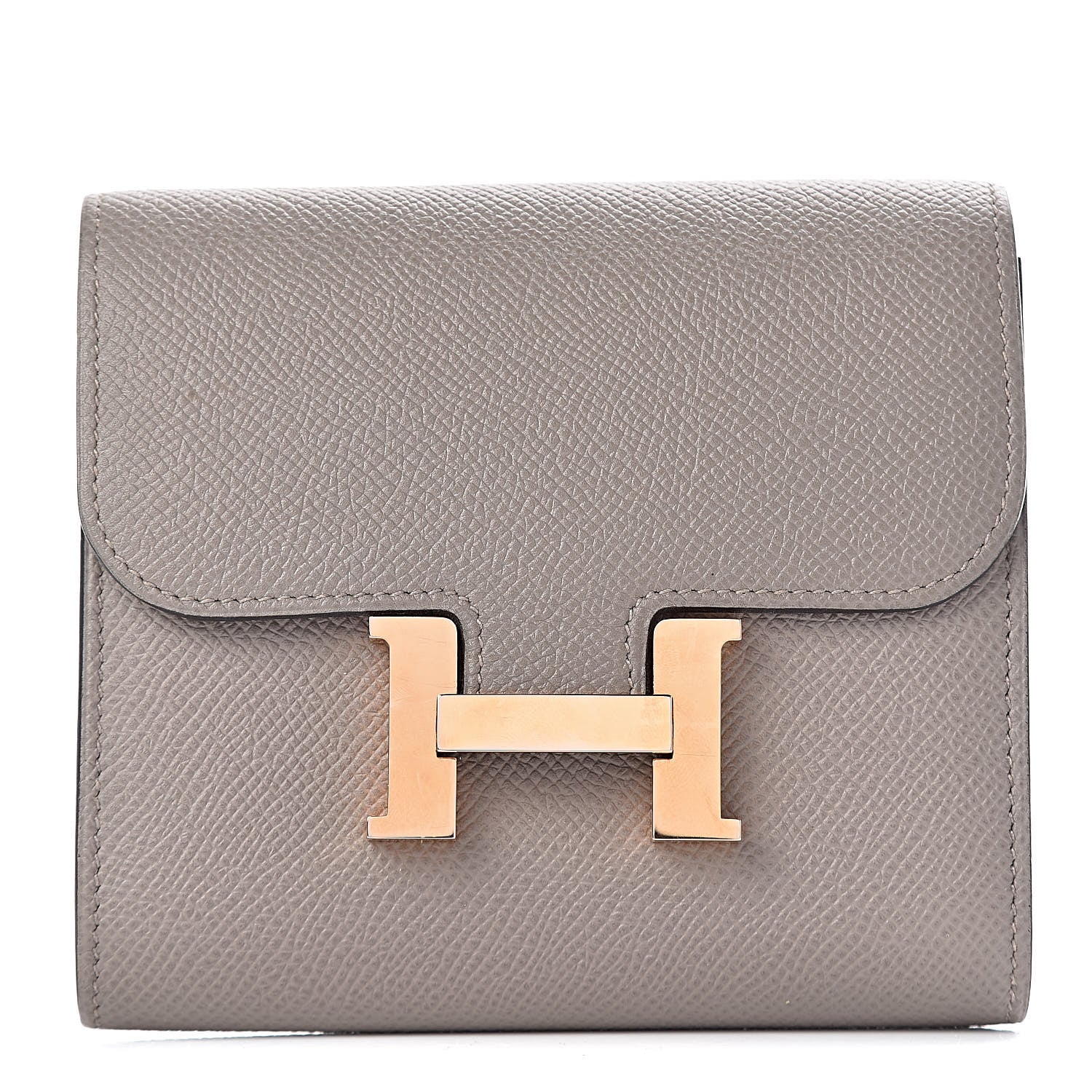 Hermes Epsom Constance Short Wallet Gris Asphalte 1 of 19