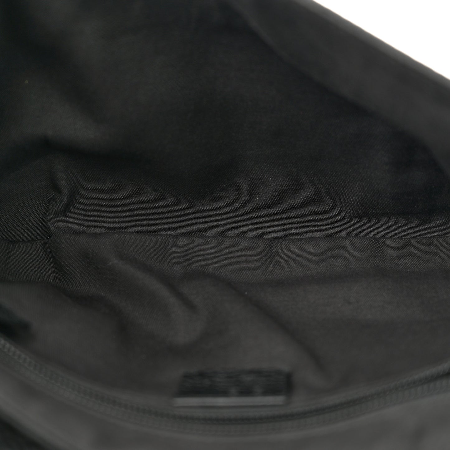Nylon Monogram Waist Belt Bag  Black