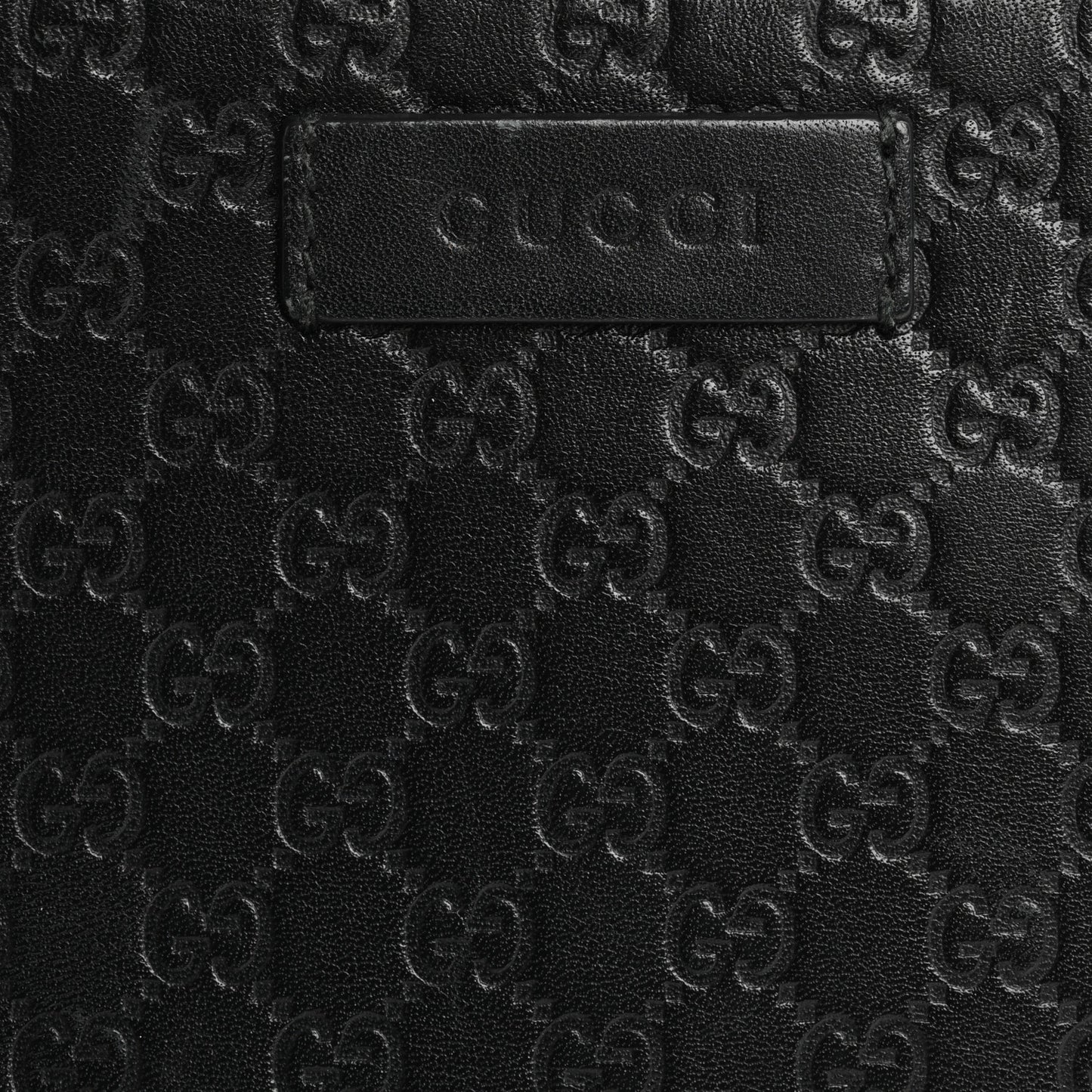 Microguccissima Zip Around Wallet Black