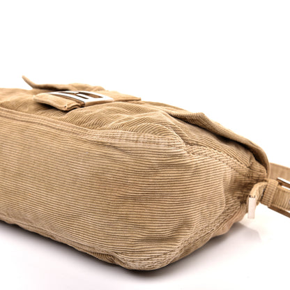 Fendi Corduroy Mama Baguette Beige 7 of 9