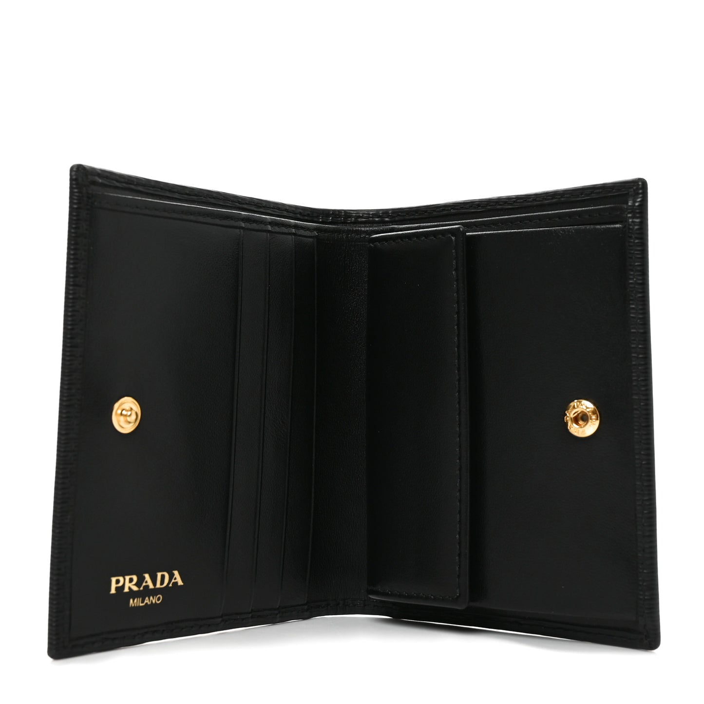 Vitello Move Triangle Card Holder Wallet Black