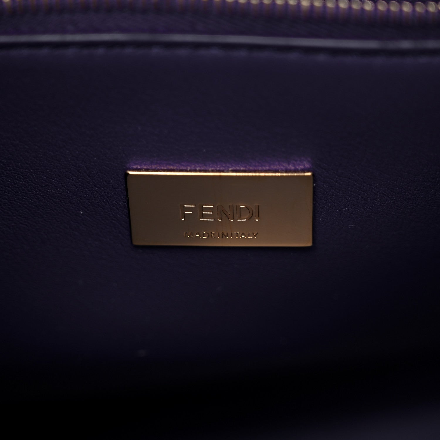 Fendi Vitello Tahiti Burro Bi-Color Medium Peekaboo Iconic Essentially Satchel Maya 6 of 13
