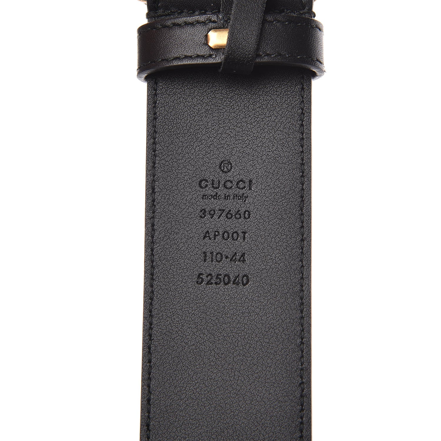 Gucci Moon Calfskin Double G 40mm Belt 110 44 Black 6 of 6
