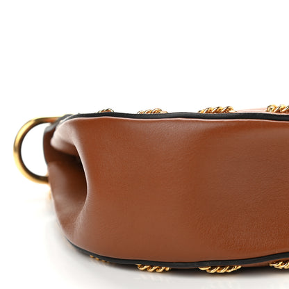 Chloe Lambskin Drew Threaded-Chain Shoulder Bag Classic Tobacco 8 of 13