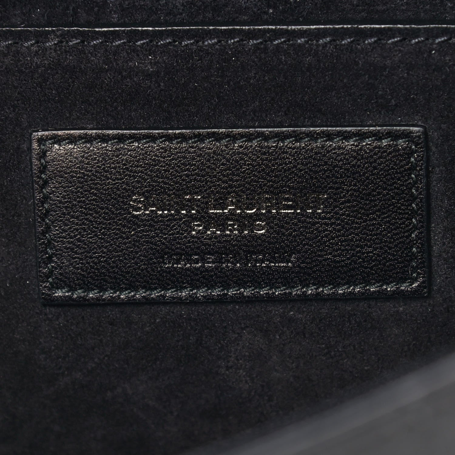 Saint Laurent Glossy Eelskin Small Monogram Kate Satchel Black 5 of 10