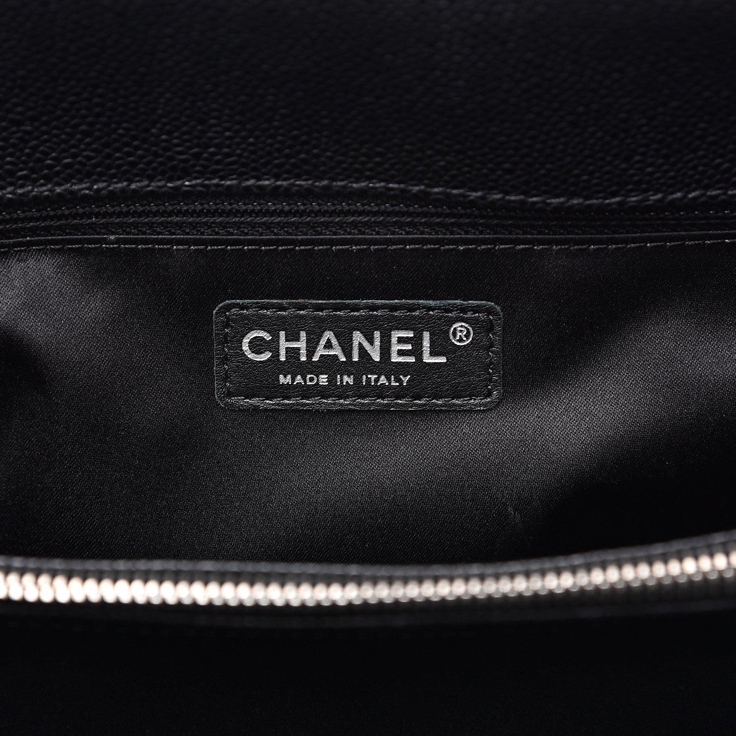 Chanel Caviar Quilted Grand Shopping Tote GST Black 6 of 14