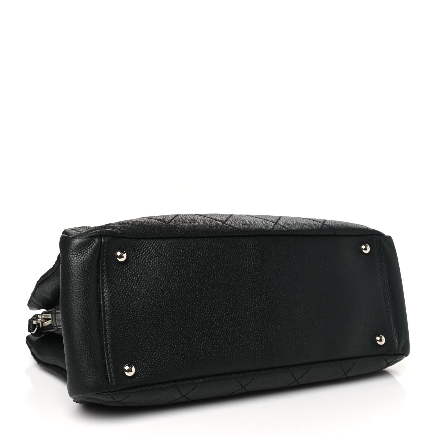 Chanel Caviar Quilted Timeless CC Soft Tote Black 4 of 10
