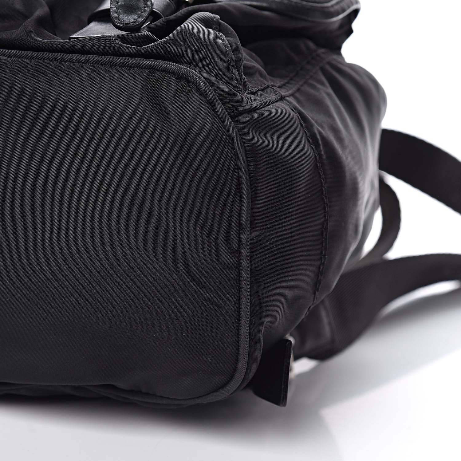 Prada Nylon Vela Medium Backpack Black 5 of 11