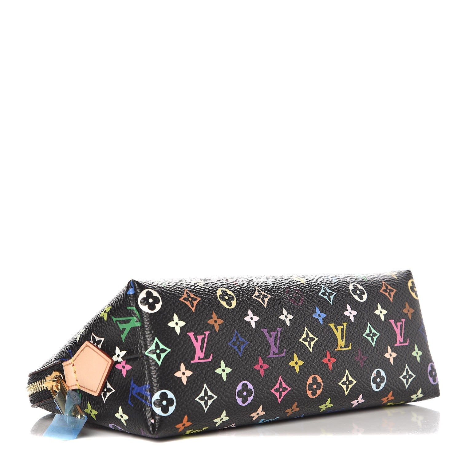 Louis Vuitton Monogram Multicolor Cosmetic Pouch Black Grenade 4 of 7
