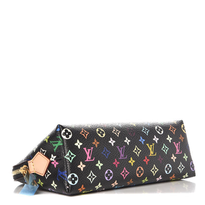 Louis Vuitton Monogram Multicolor Cosmetic Pouch Black Grenade 4 of 7