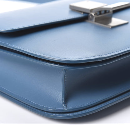 Celine Smooth Calfskin Medium Classic Box Flap Bag Slate 11 of 13