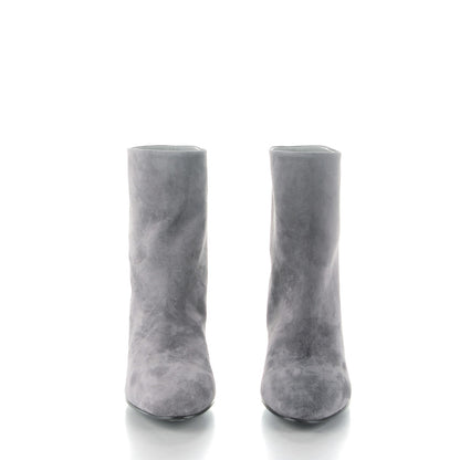 Chanel Suede Calfskin Short Boots 39 Grey 2 of 8