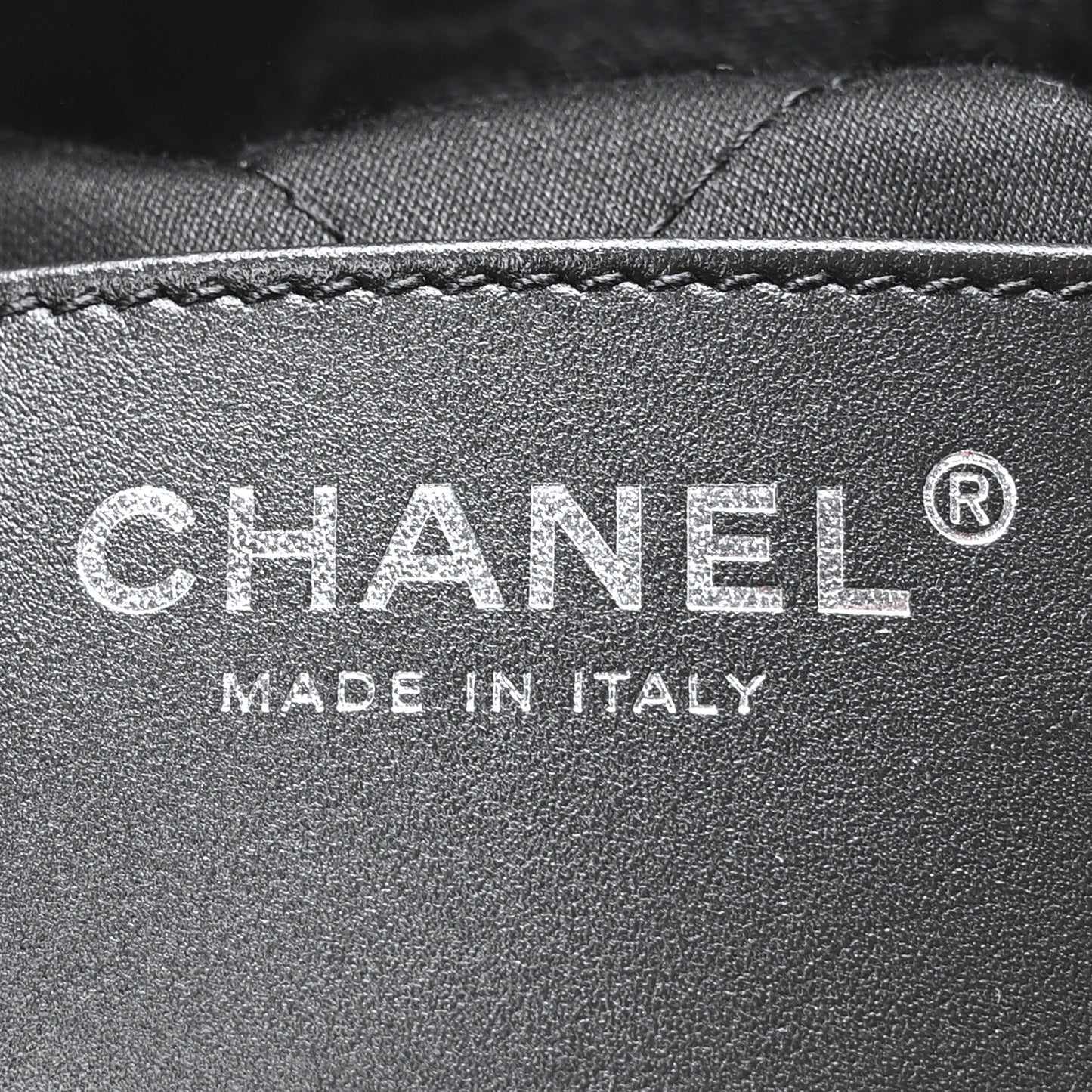 Denim Quilted Floral Print Mini Chanel 22 Black Grey