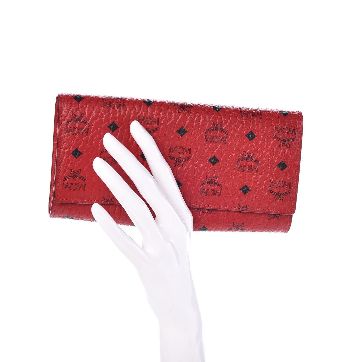 Visetos Continental Flap Wallet Red