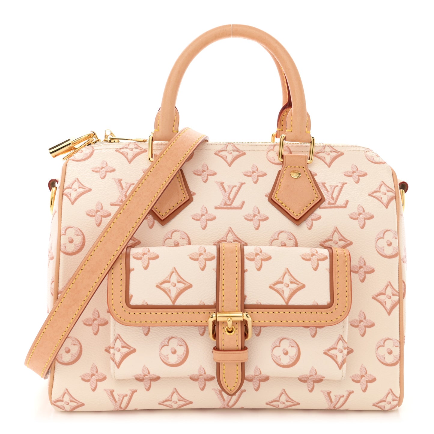 Monogram Fall for You Speedy Bandouliere 25 Beige Clair