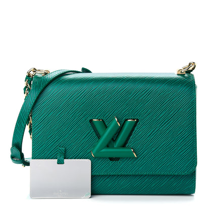 Louis Vuitton Epi Twist Shoulder Bag MM Emeraude 1 of 7