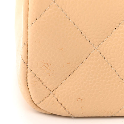 Chanel Caviar Quilted Jumbo Double Flap Beige 16 of 18