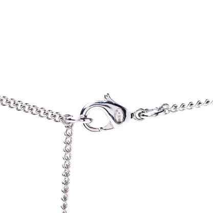 Chanel Crystal CC Star Pearl Drop Necklace Silver 5 of 5