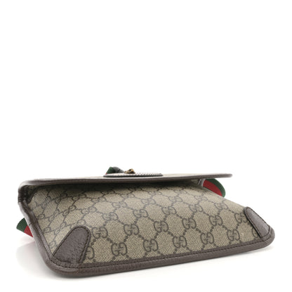 Gucci GG Supreme Monogram Neo Vintage Web Belt Bag Brown 4 of 10