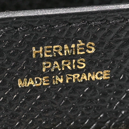 Hermes Epsom Kelly Longue Wallet Black 6 of 8