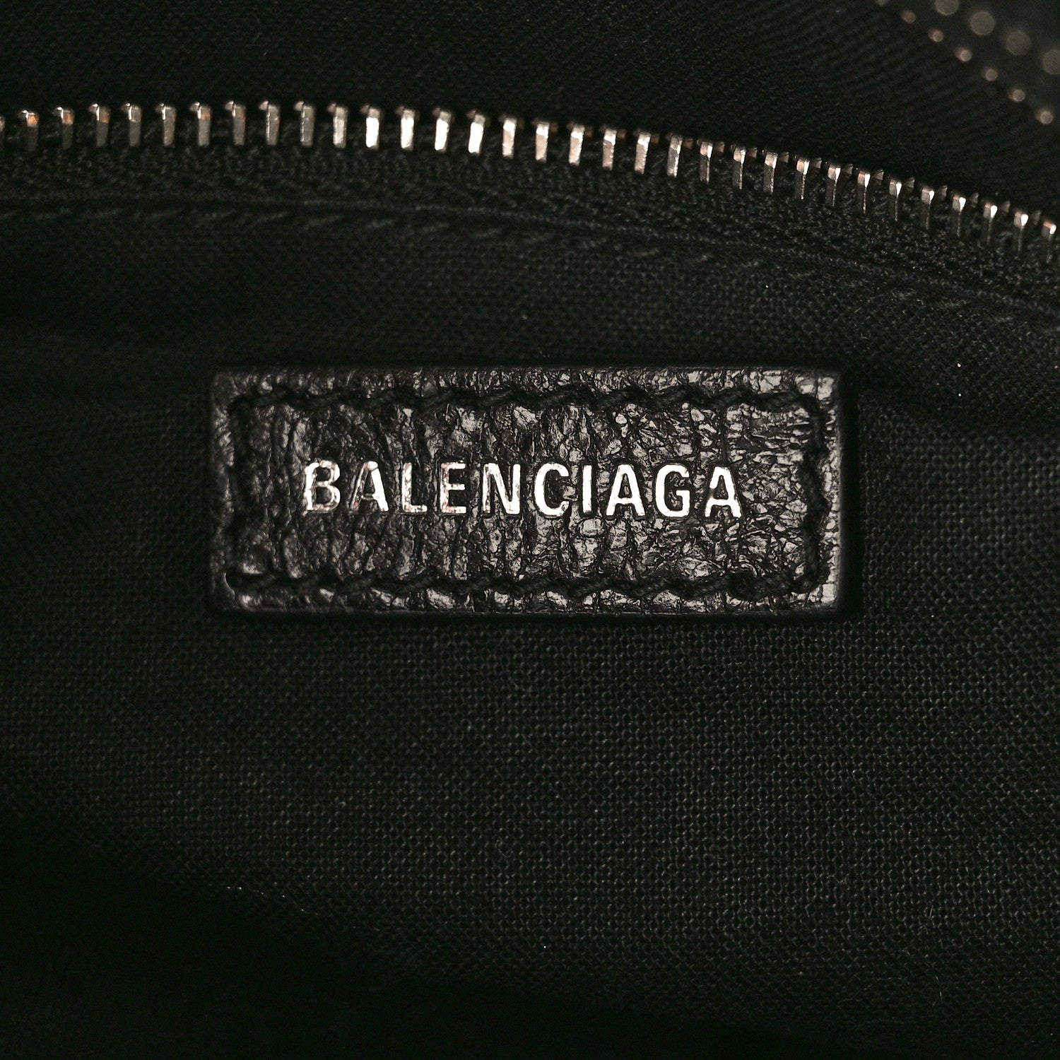 Balenciaga Chevre Silver Metallic Edge Hardware City Black 7 of 12