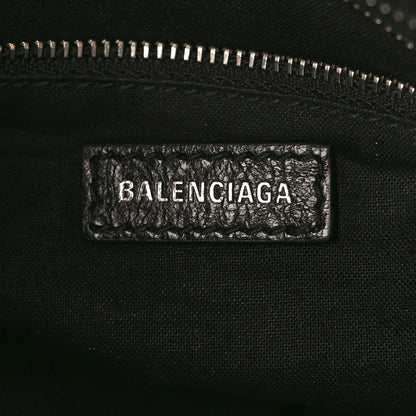 Balenciaga Chevre Silver Metallic Edge Hardware City Black 7 of 12