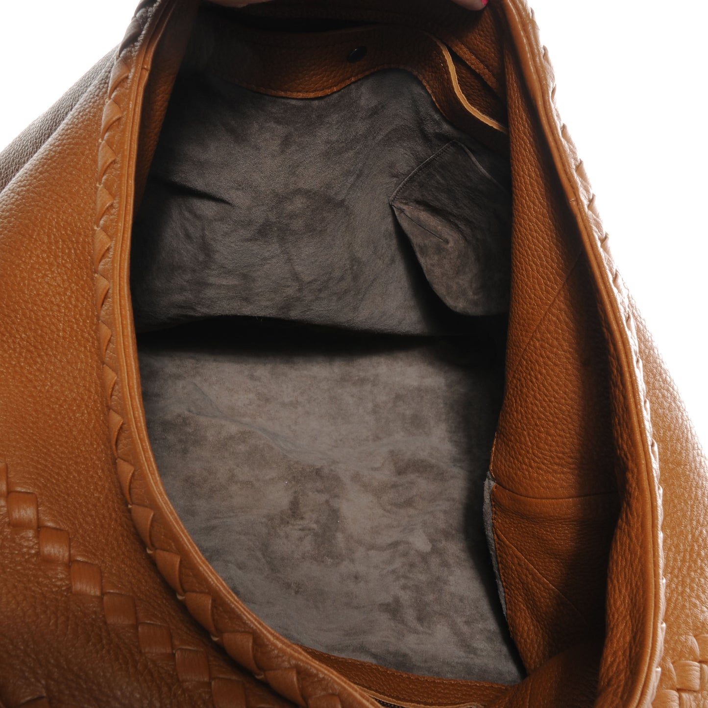 Washed Cervo Deerskin Hobo