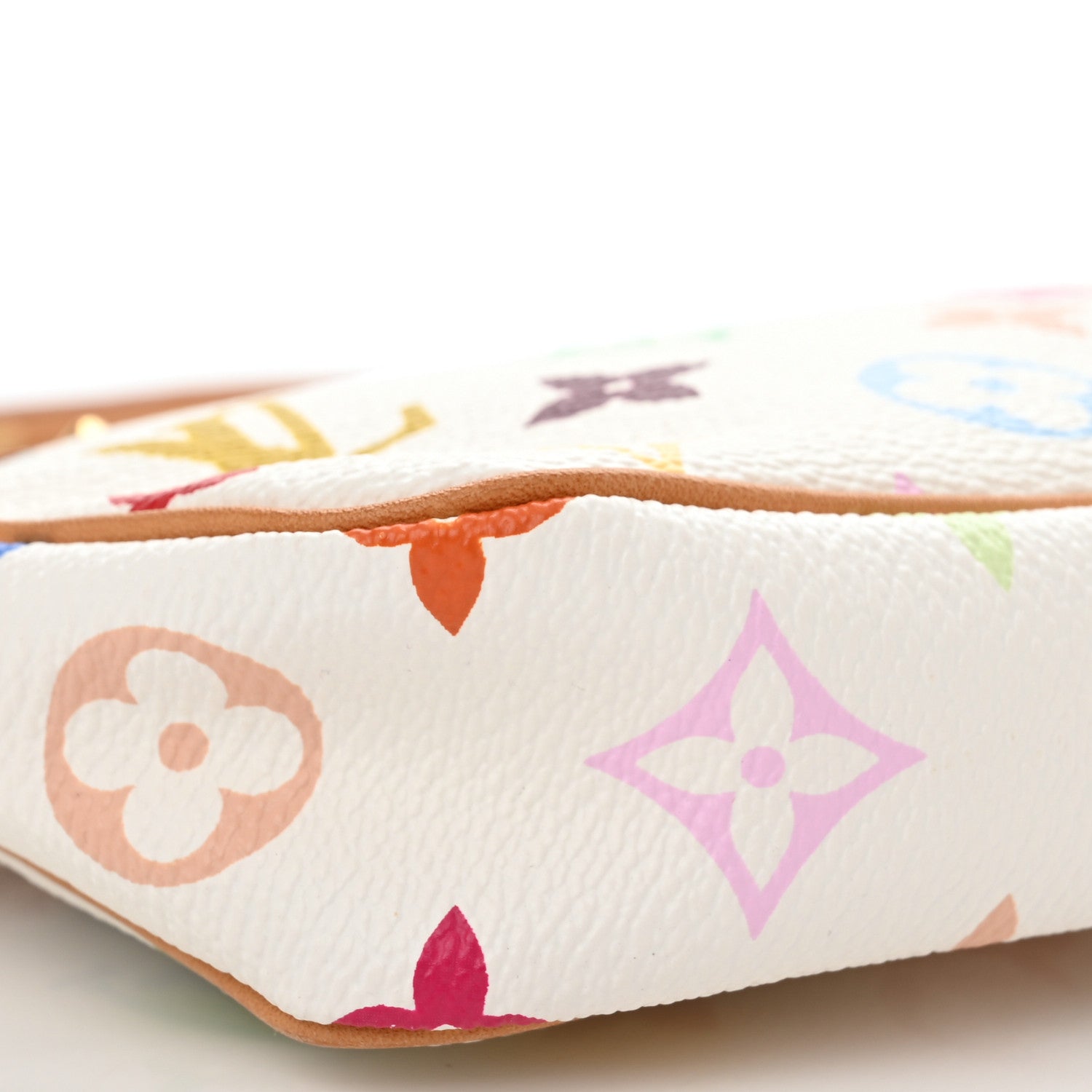 Louis Vuitton Monogram Multicolor Pochette Accessories White 10 of 11