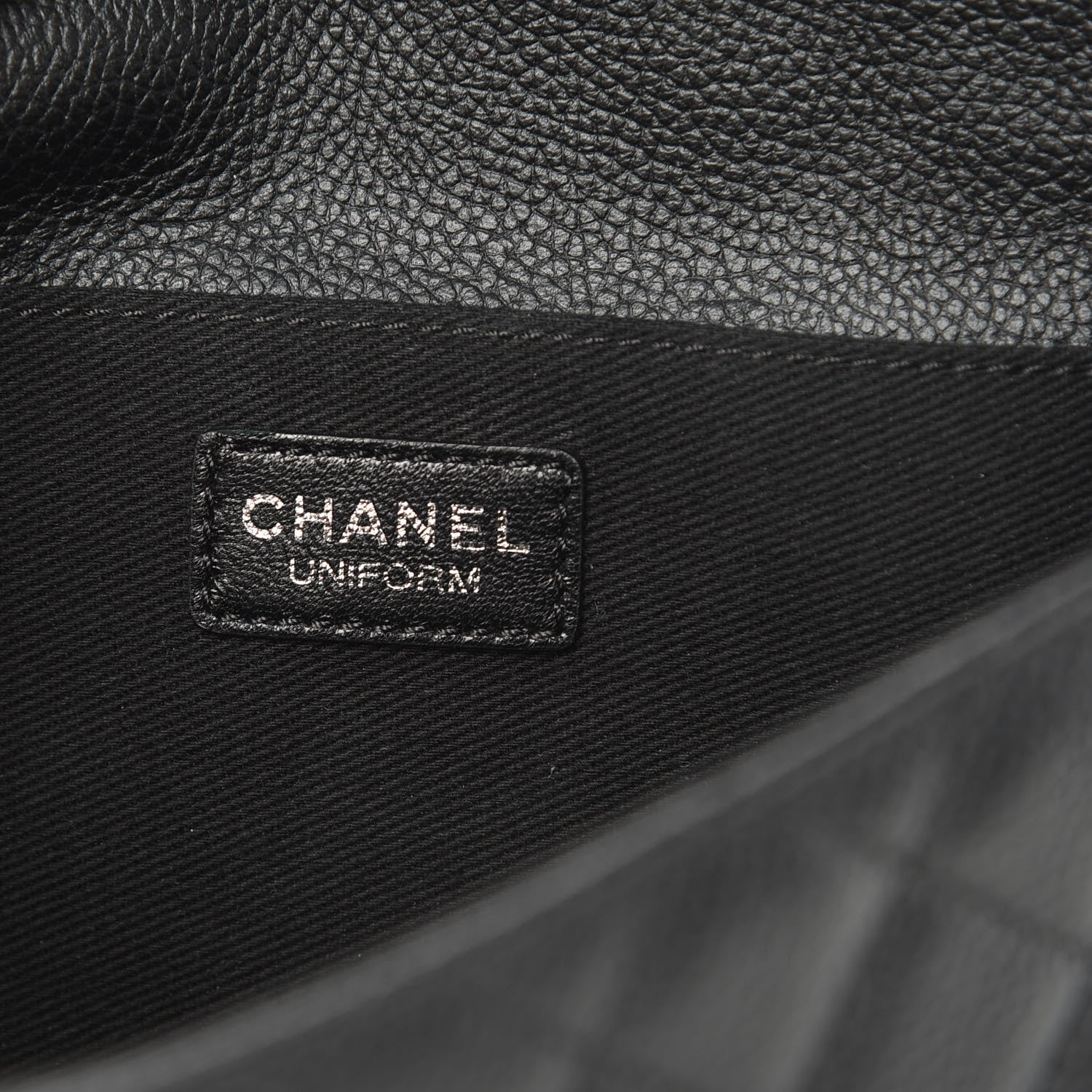 Chanel Grained Calfskin Quilted 2.55 Reissue Flap Belt Bag Clutch Black 6 of 10